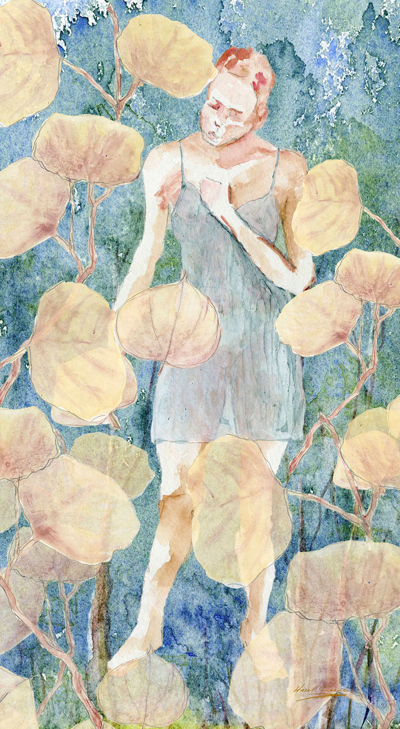 Forest Fairy Linen Wall Hanging 135x74cm