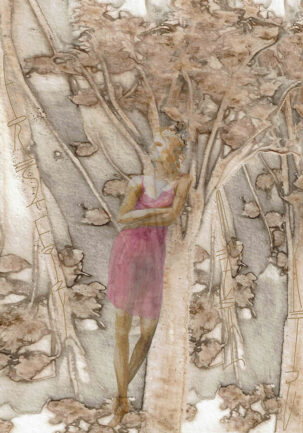 Forest Fairy Linen Wall Hanging 135x100cm