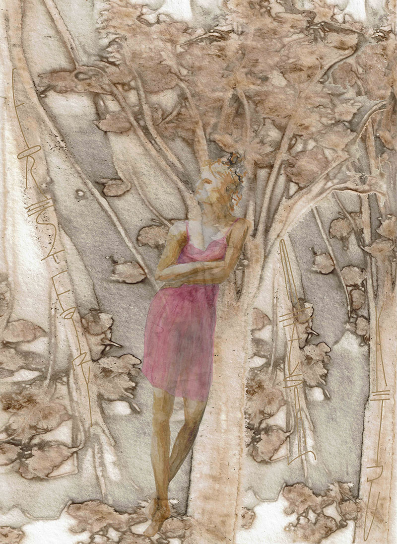 Forest Fairy Linen Wall Hanging 135x100cm