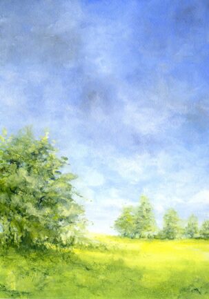 Oil painting by Hazel Greene