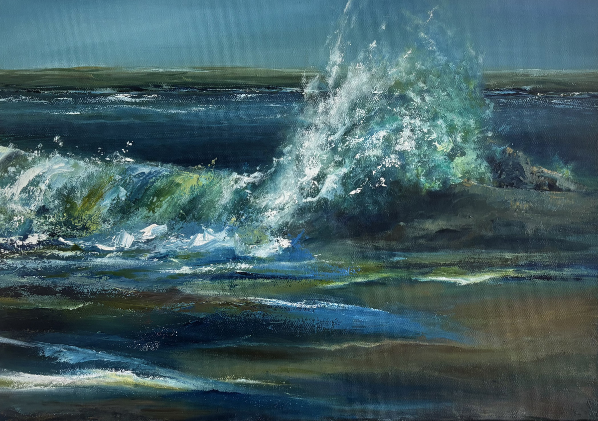 Oil painting by Hazel Greene