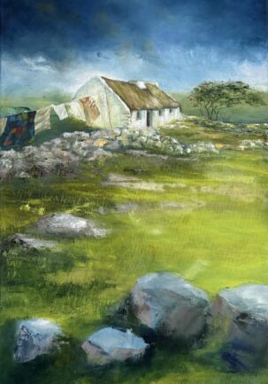 Oil painting by Hazel Greene