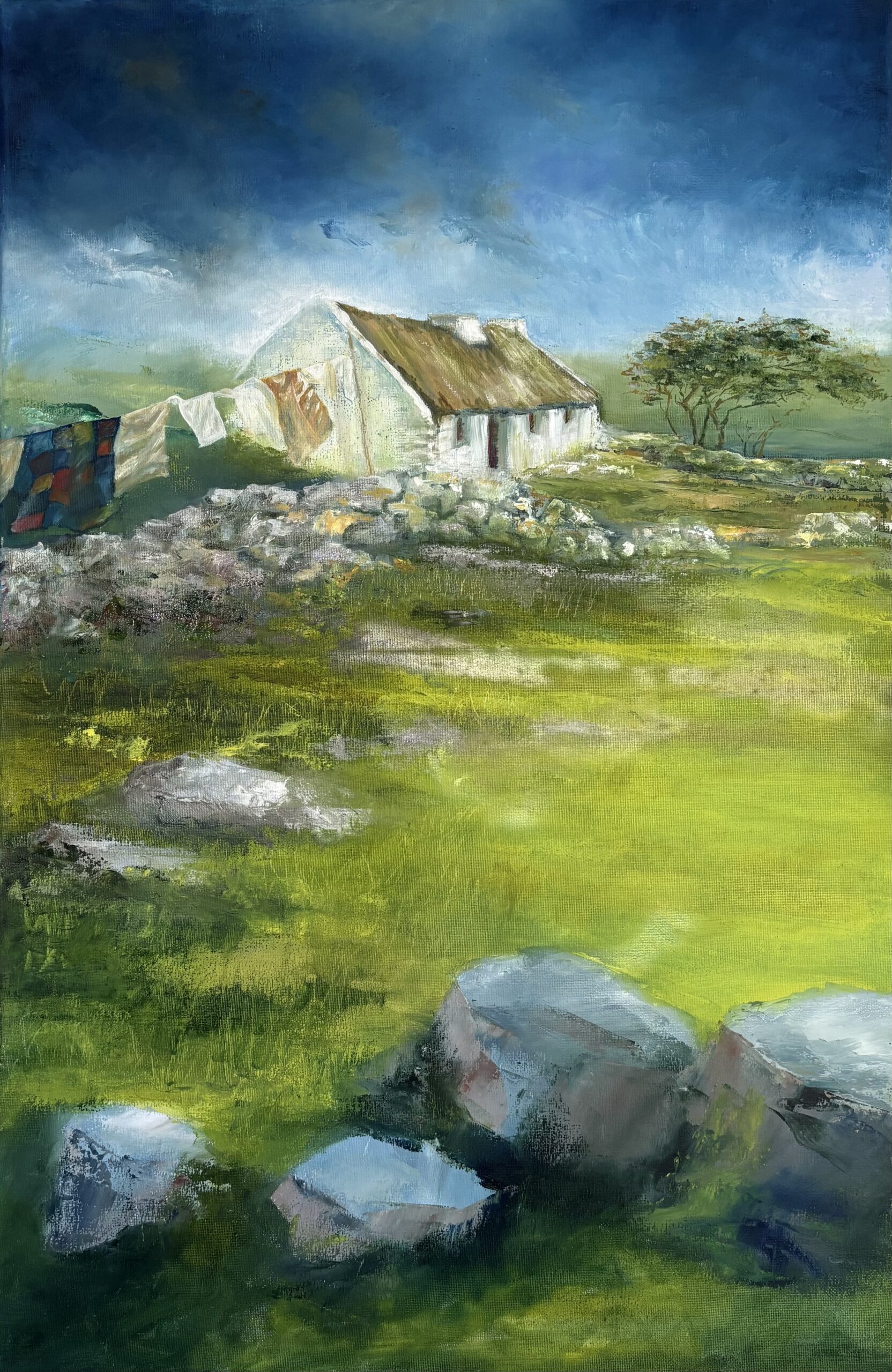 Oil painting by Hazel Greene