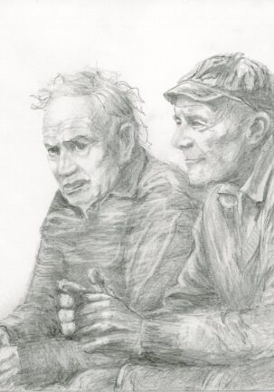 irish men chatting