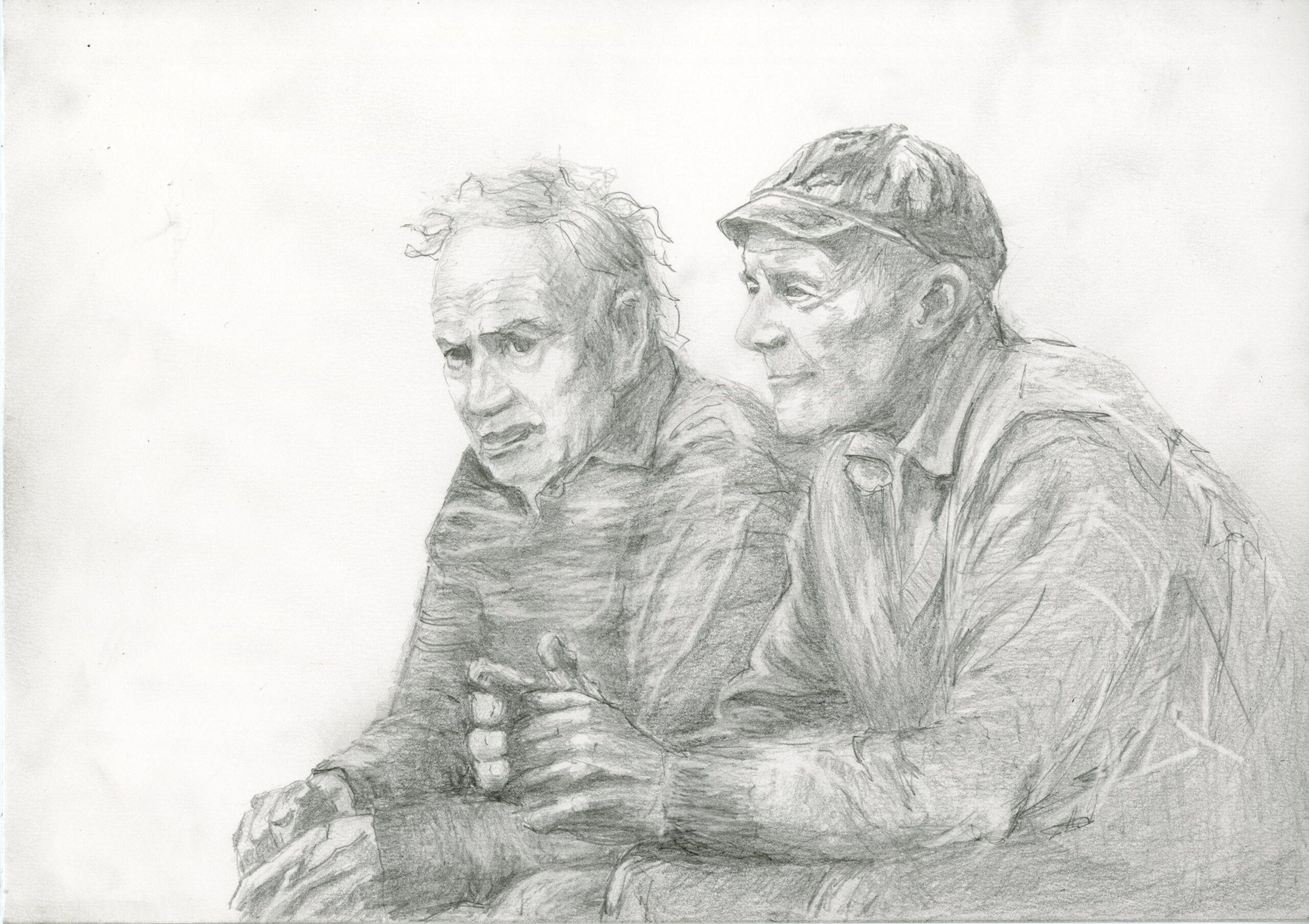 irish men chatting